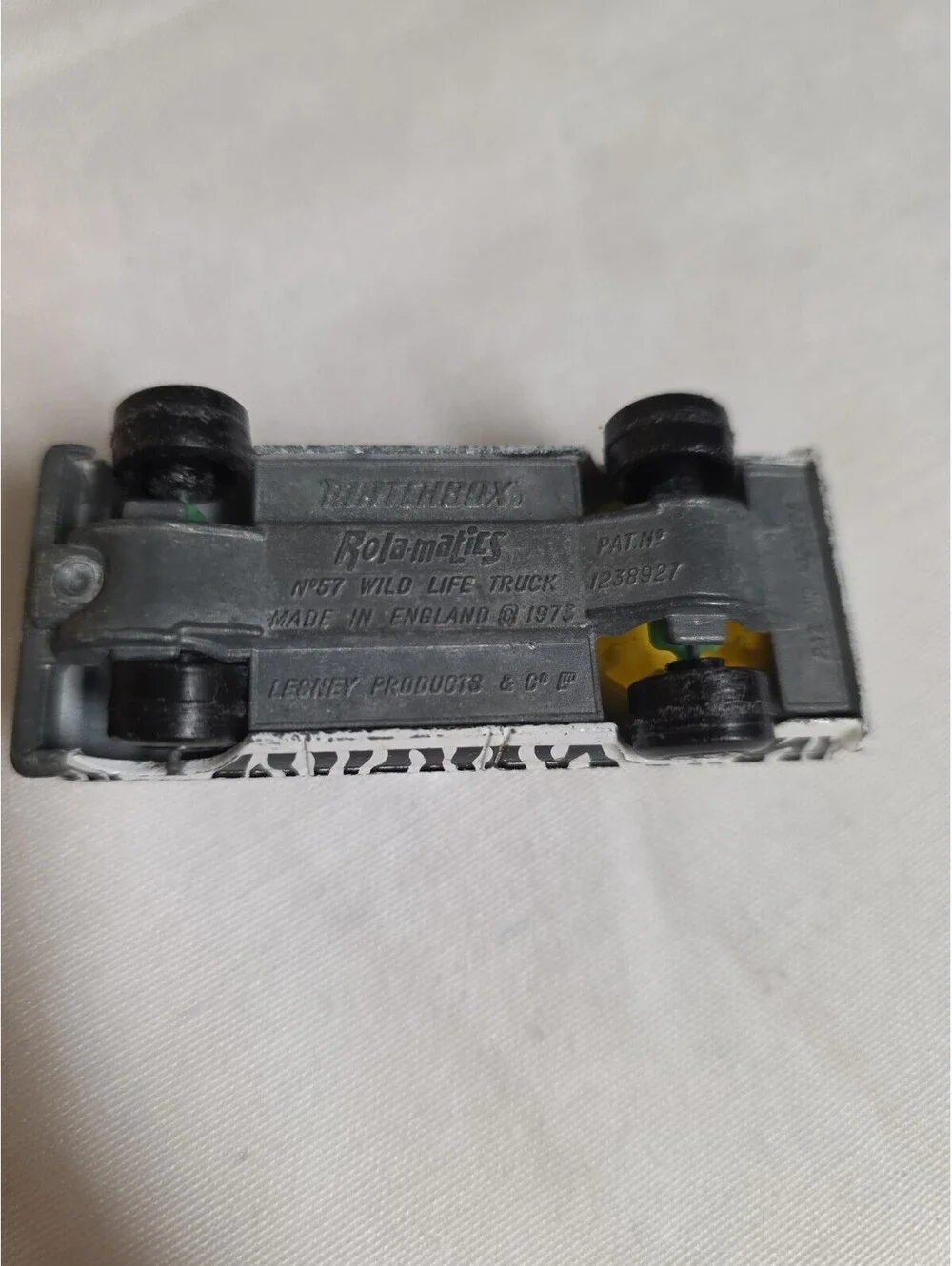 Matchbox Lesney Rolamatics 57 Wildlife Truck white 1973
